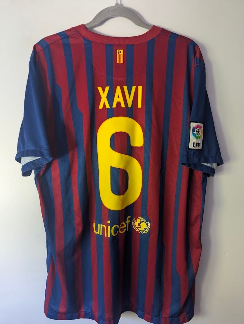 Barcelona Xavi Jersey XL Vintage Nike Shirt